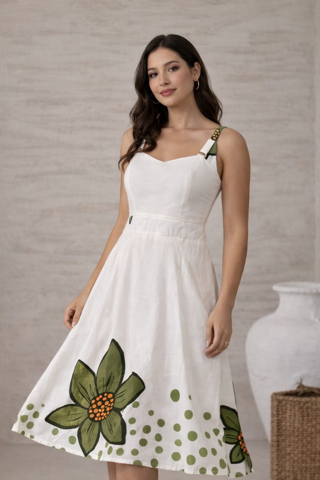 Vestido Curto Feminino Floral