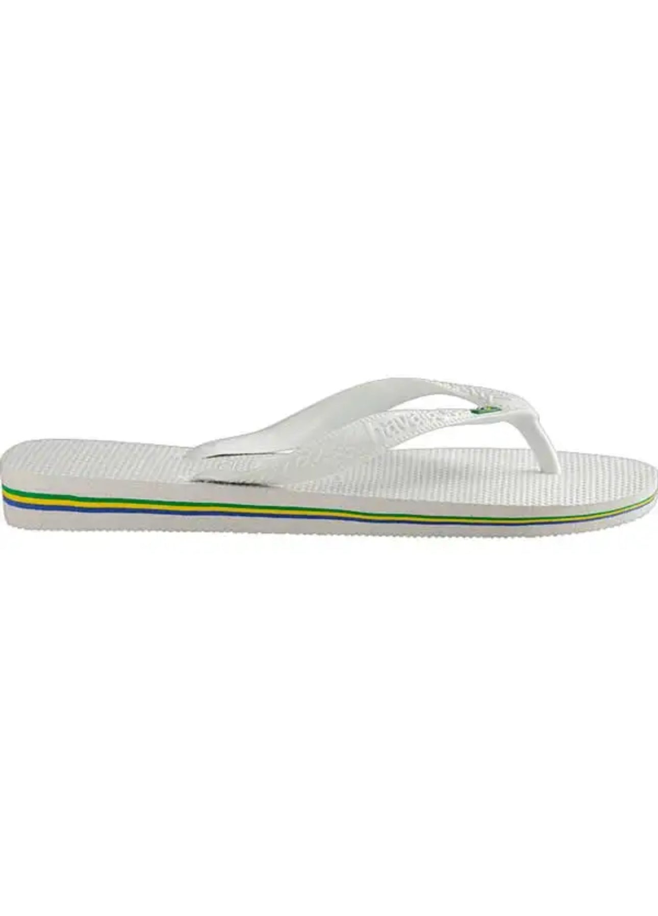 Chinelo Unissex Havaianas Brasil Logo Branco em Borracha Macia – Havaianas