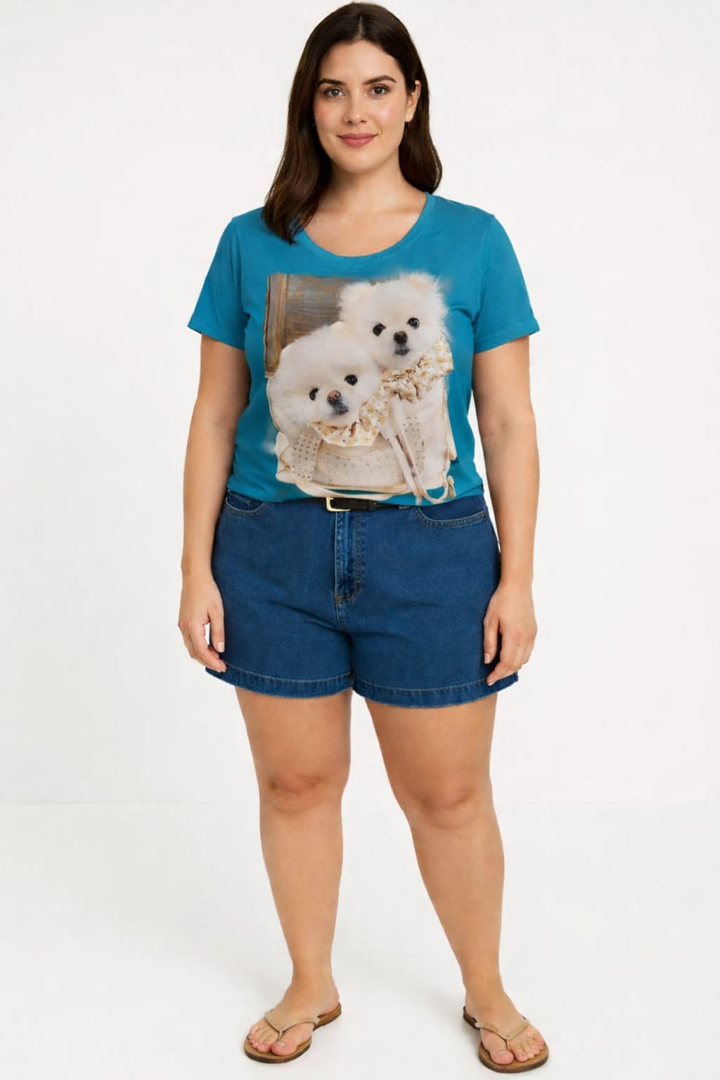 Camiseta T-Shirt Feminina em Algodão Premium