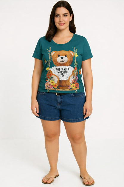 Camiseta T-Shirt Feminina em Algodão Premium