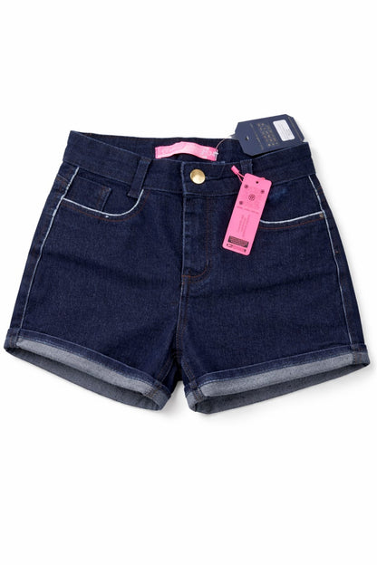 Shorts Jeans Feminino Escuro