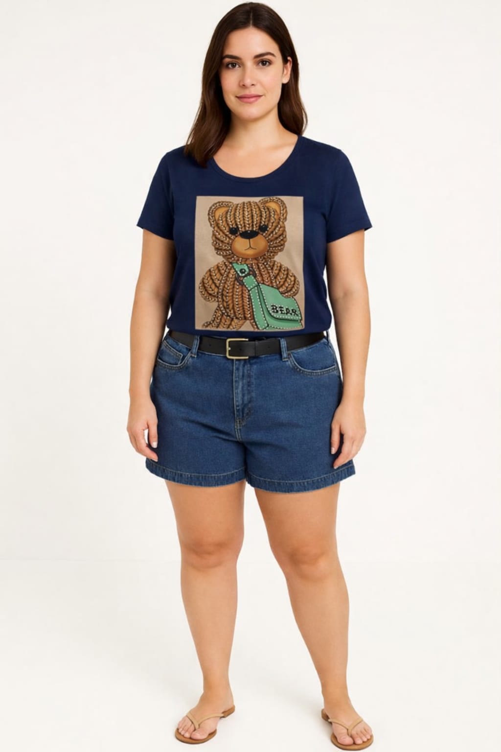 Camiseta T-Shirt Feminina em Algodão Premium
