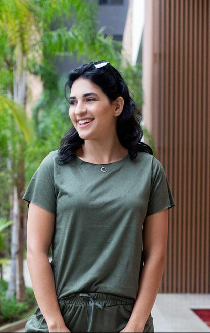 Blusa Feminina em Suede Premium