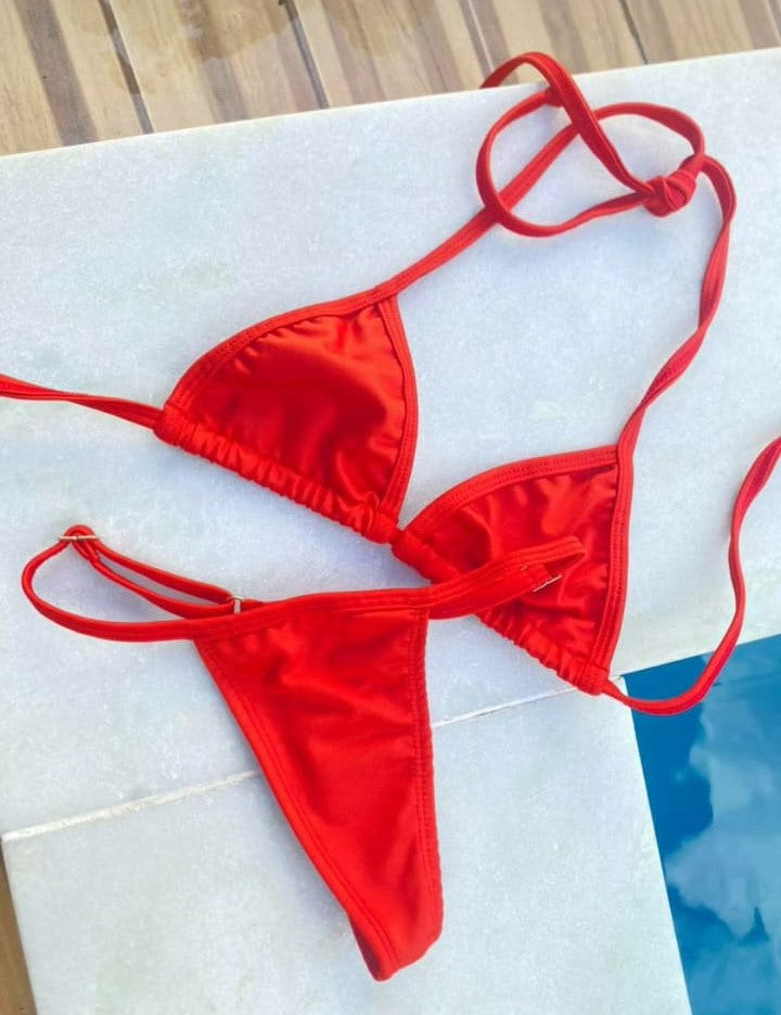 Biquíni Feminino Fita Regulável em Lycra Premium