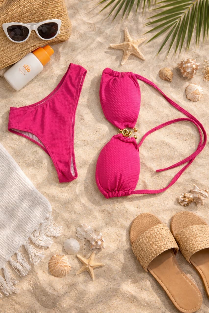Biquíni Feminino Fivelinha em Lycra Premium
