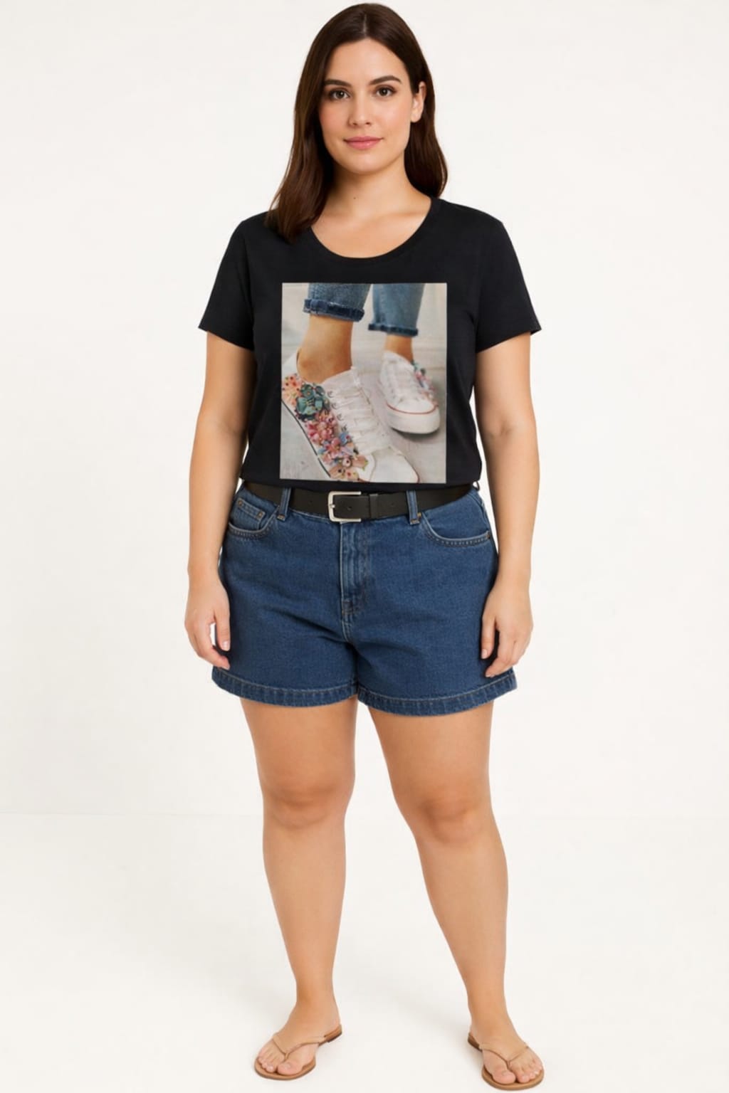 Camiseta T-Shirt Feminina em Algodão Premium
