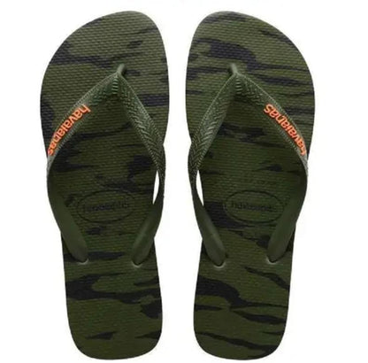 Chinelo Unisex Havaianas Top Camouflage Musgo em Borracha Premium – Havaianas