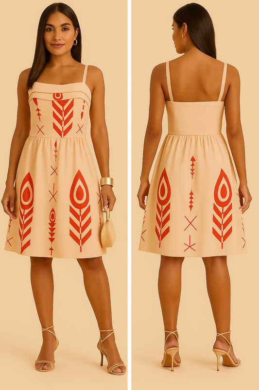 vestido curto floral